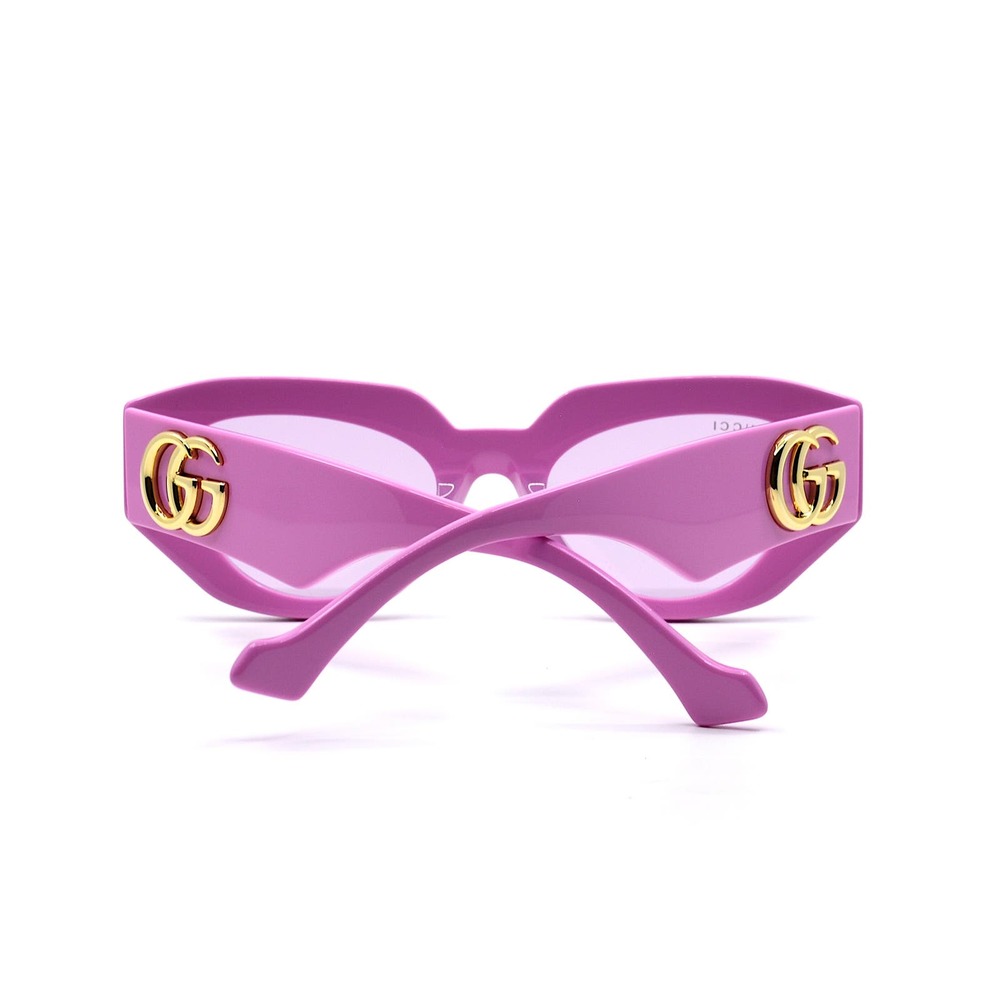 GUCCI GG1421S 004 PINK LIGHT VIOLET AUTHENTIC SUNGLASSES - Picture 9 of 14